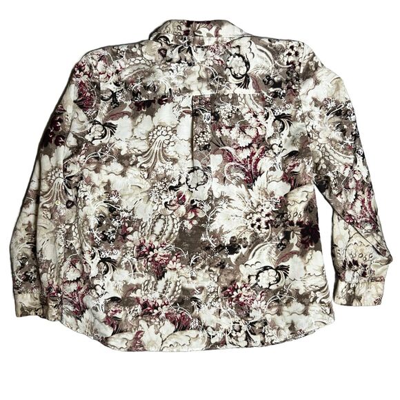 Chico's Womens Size 3 Button-Up Long Sleeve Blouse - Picture 2 of 4